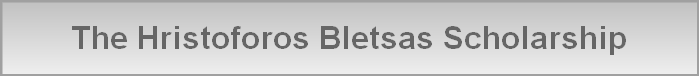 The Hristoforos Bletsas Scholarship